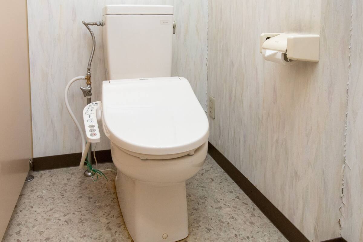 combined shower/bathtub, free toiletries, hair dryer, slippers