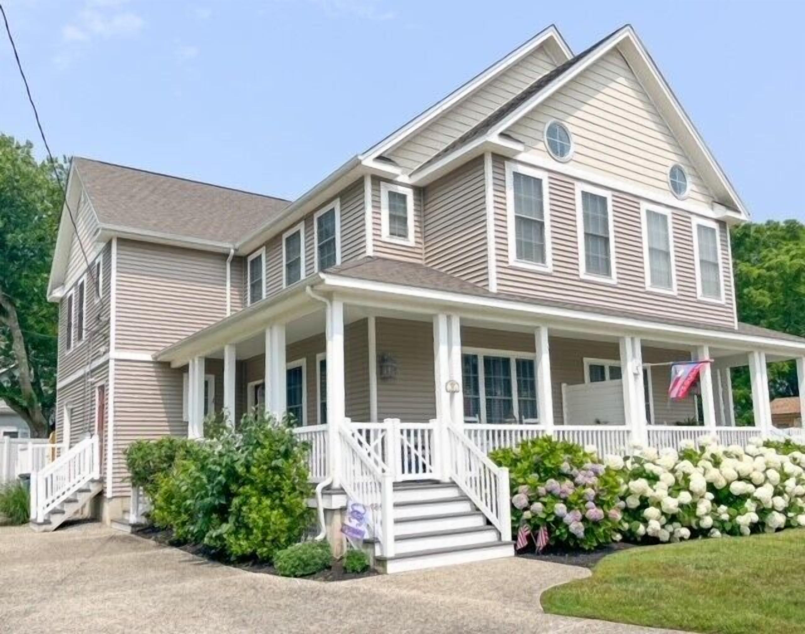 Straight down Broadway will take you to the beautiful beaches of Cape May.