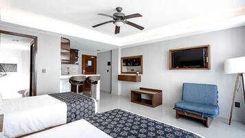 1 Schlafzimmer, Zimmersafe, BĂŒgeleisen/BĂŒgelbrett, WLAN