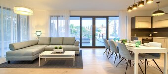 Newly furnished vacation apartment in Malinska with private pool