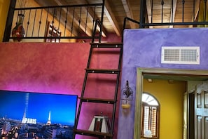 Experience the city from your balcony with a view of the Eiffel Tower.