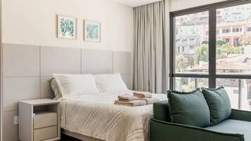 Studio | Bügeleisen/Bügelbrett, kostenloses WLAN, Bettwäsche