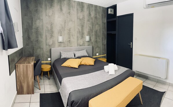 Ljudisolering, gratis wi-fi och sängkläder