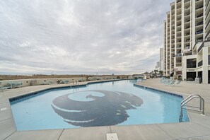 Indoor pool, a heated pool