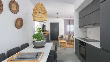 Luxury Villa, 4 Bedrooms, Private Pool, Beach View | Private kitchen | Espresso maker, coffee/tea maker, full-size fridge, microwave