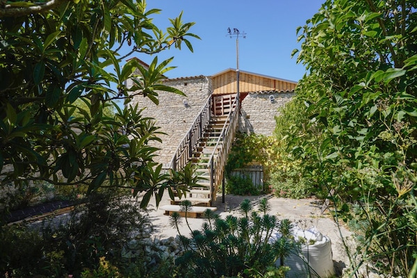 escalier pour le gîte