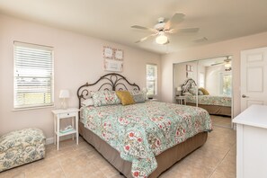 2 bedrooms, iron/ironing board, travel cot, free WiFi