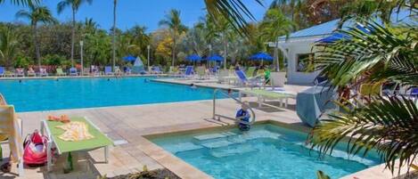 Una piscina climatizada
