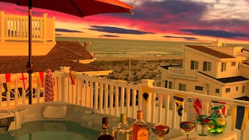 Tina de hidromasaje al aire libre