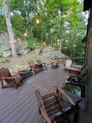 Rock Hill Retreat- a home with natural stone formations at every turn! 