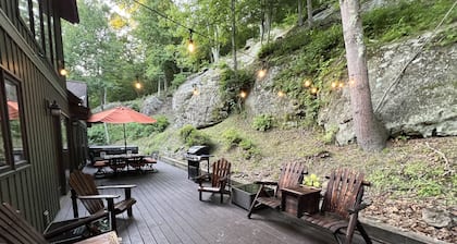 Rock Hill Retreat- a home with natural stone formations at every turn!