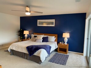 3 bedrooms, iron/ironing board, travel crib, free WiFi