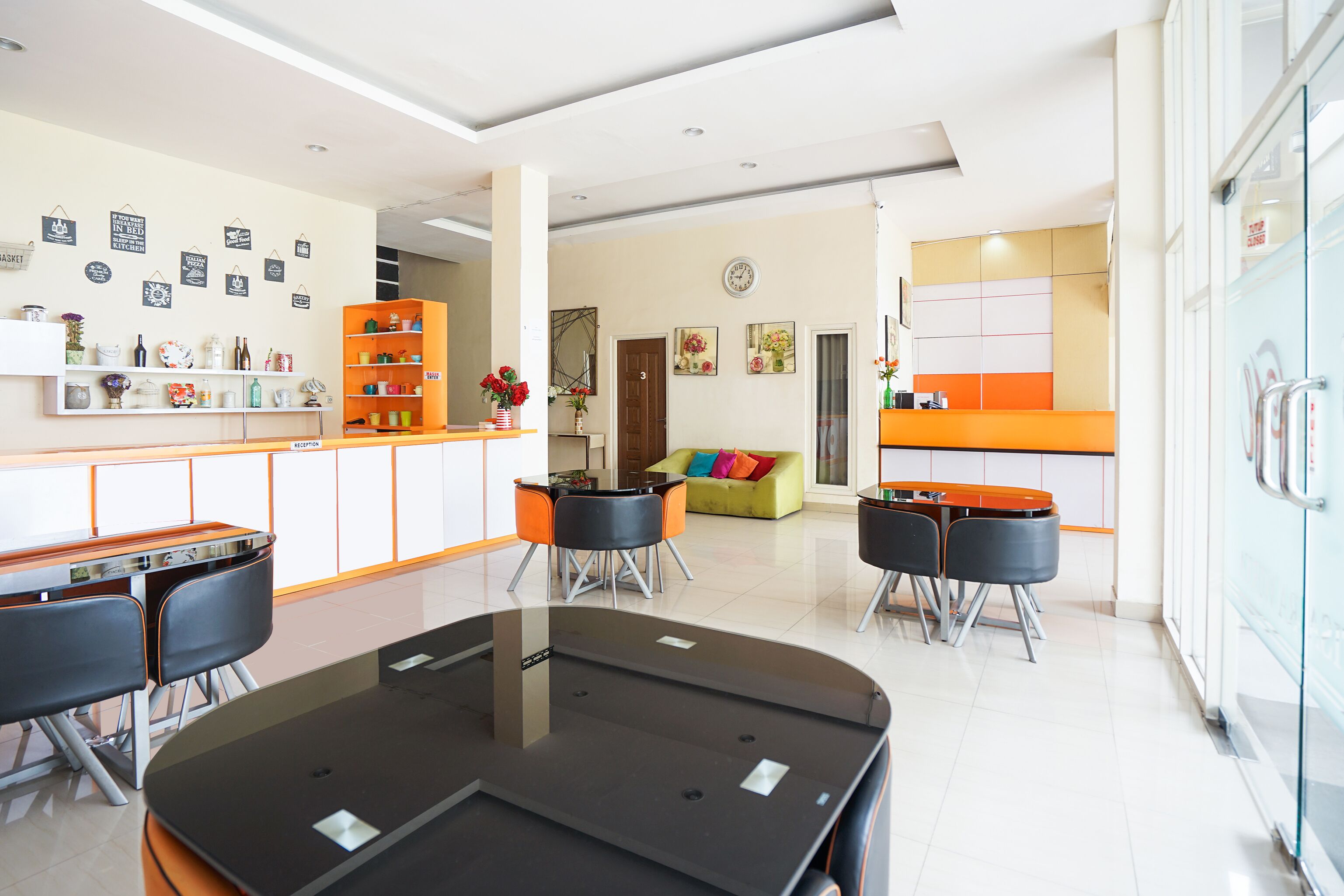 Zona de estar del vestíbulo