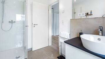 Shower, hair dryer