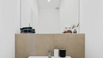 Shower, hair dryer