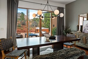 Dining - STUNNING THUNDER MOUNTAIN VIEWS** - LUXURY SPA, MODERN STYLE IN WEST SEDONA - (Sedona)