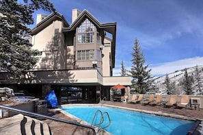 Condo (Beaver_Creek_Pines_4Bedroom) | Exterior - Beaver Creek Pines 4 Bedroom Ski in, Ski out Vacation Rental With Restaurant, Outdoor Pool, Jacuzzi and Fitness Center (Avon)
