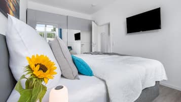 2 slaapkamers, een strijkplank/strijkijzer, gratis wifi