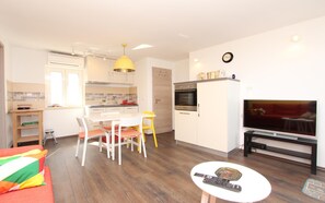 Apartment, 1 Schlafzimmer, Nichtraucher, Meerblick | Eigene Küche