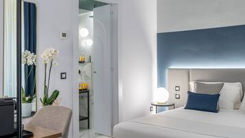 Frette Italian sheets, premium bedding, down comforters