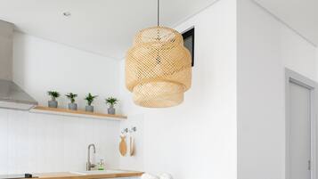 Appartamento City, 2 camere da letto | Cucina privata | Frigorifero con congelatore, microonde, piano cottura