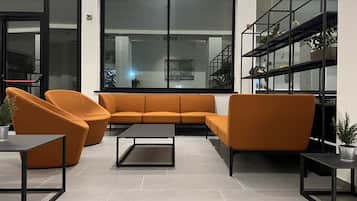 Sala de estar en el lobby
