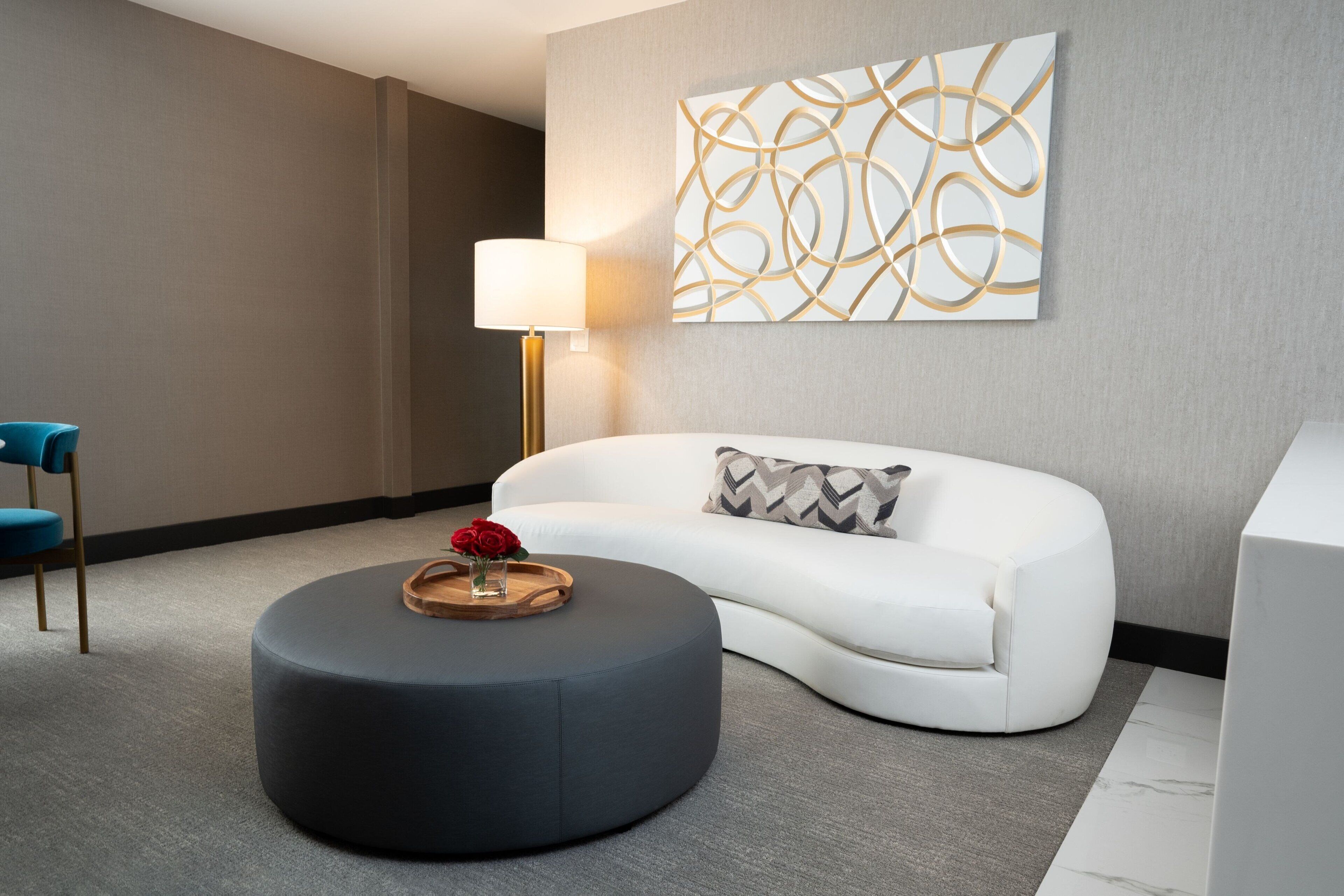 Suite, 1 King Bed | Living room