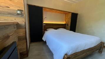 2 bedrooms, iron/ironing board, internet