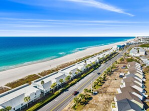 On the beach - Gulf Front Townhome with Stunning Views. Just 5 Steps to the Sand! (Panama City Beach)