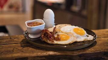 Frokostbuffé er inkludert hver dag