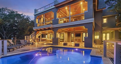 Ideal Kiawah LUXURY! Pool, Oceanview, Private Boardwalk to Beach!