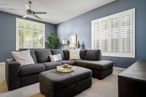 Flat-screen TV, foosball, smart speakers, music library - Relax in Paradise - 4 Bed + 2 Bath w/ Gorgeous Heated Private Pool & Spa! (Peoria)