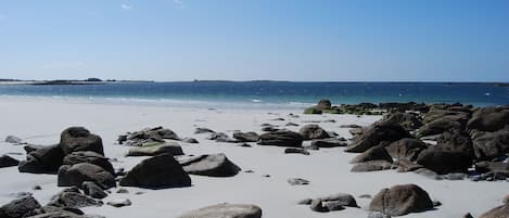 Aan het strand