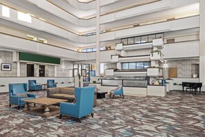 Área de estar no saguão