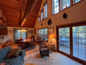 TV, DVD player - Pioneer Lodge Log Cabin (Merrillan)