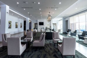 Sala de estar en el lobby