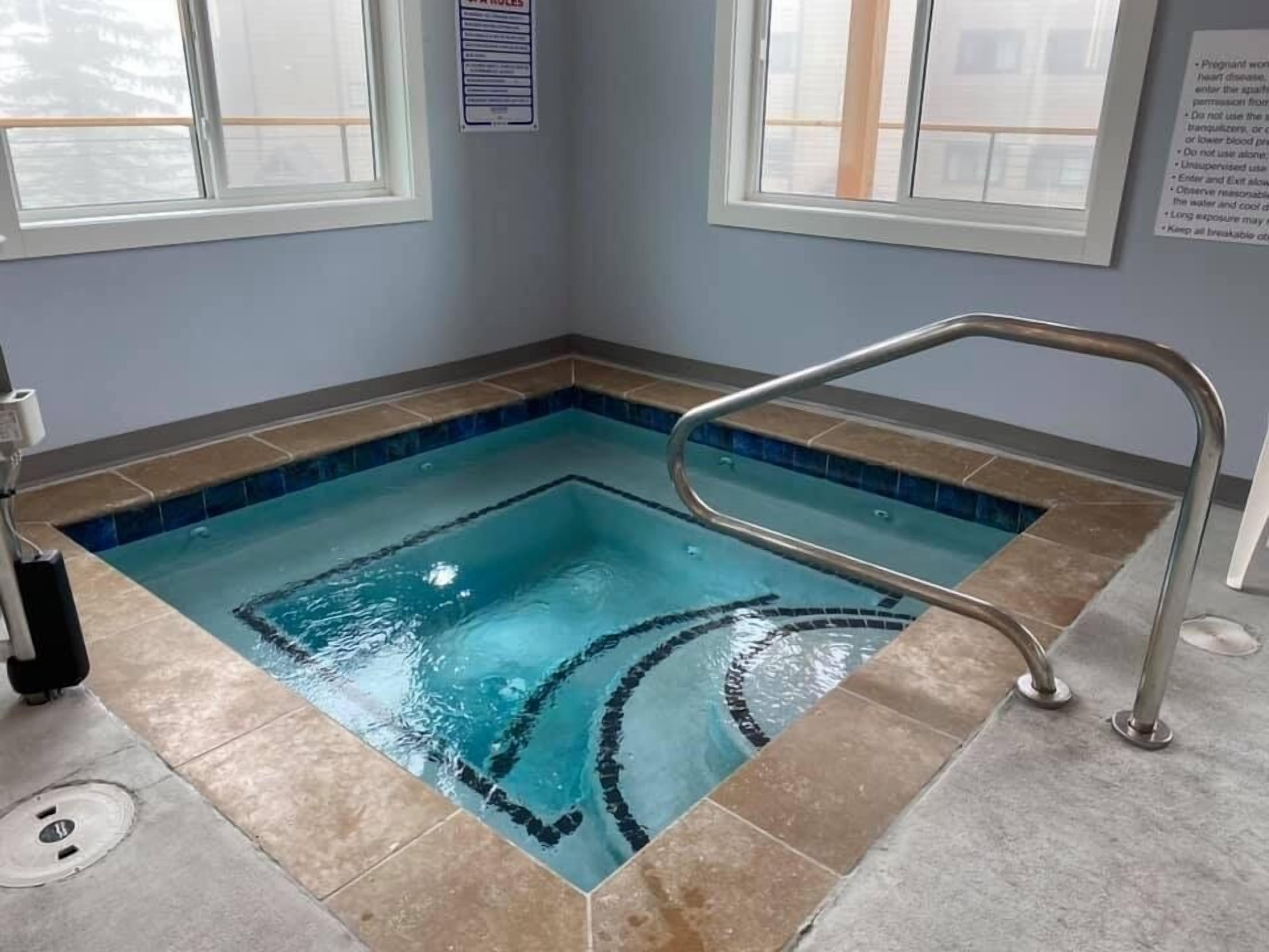 Indoor pool, a heated pool