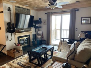 Smart TV, books, stereo, computer monitors