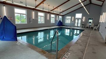 Indoor pool, a heated pool