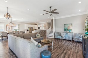 Smart TV - Shore Beats Work 6BR 5BA Beach Home with Outdoor Pool, Hot tub, and Game Room (North Myrtle Beach)
