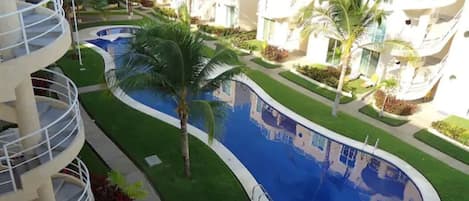 Udendørs pool, opvarmet pool