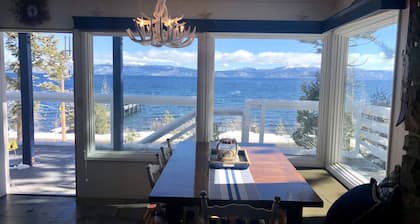 Lake front chalet-incredible view, sleeps 12!