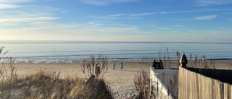 Tæt på stranden