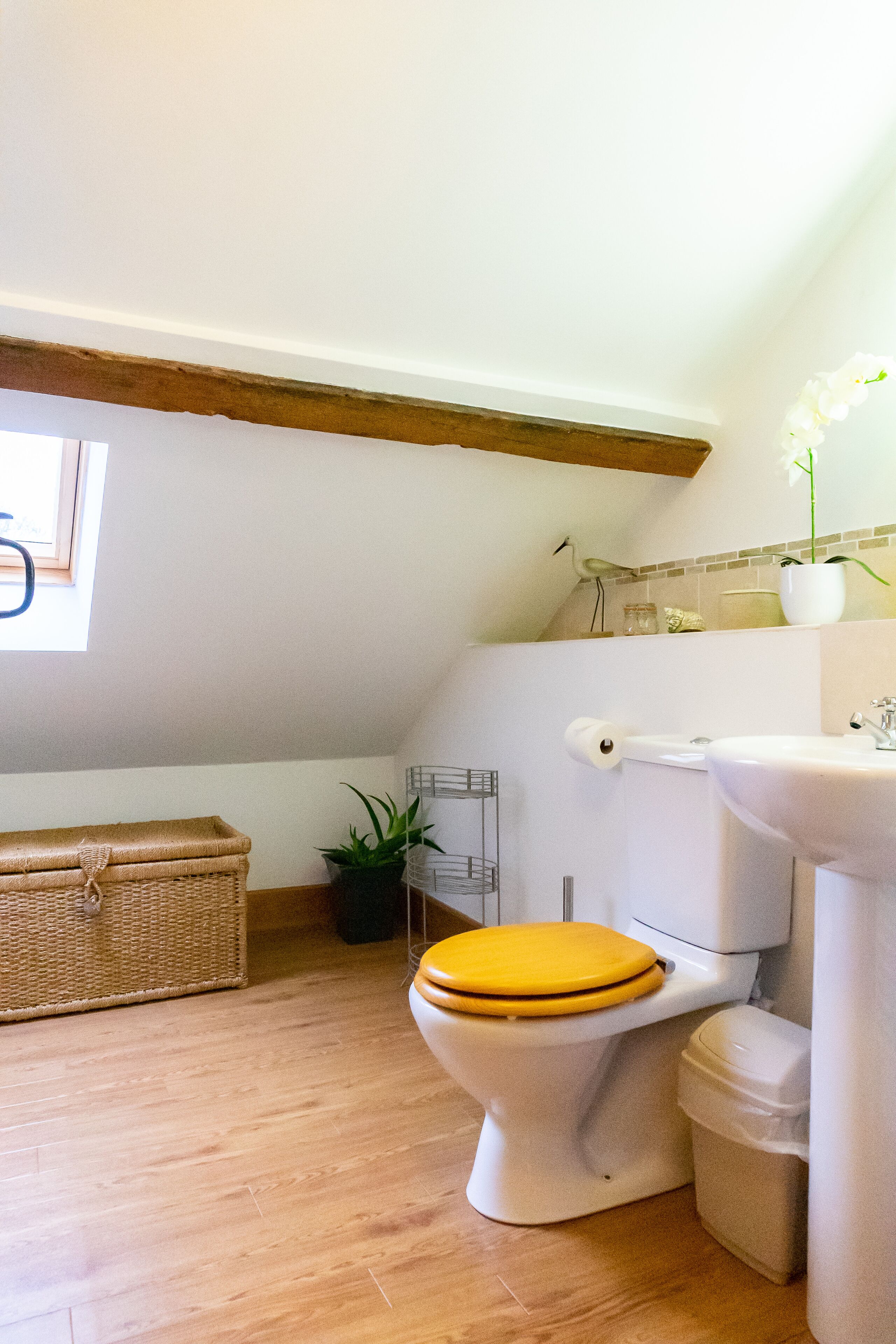 كوخ عائلي - بحمام خاص - منظر للحديقة (Stoney Moat) | حمام