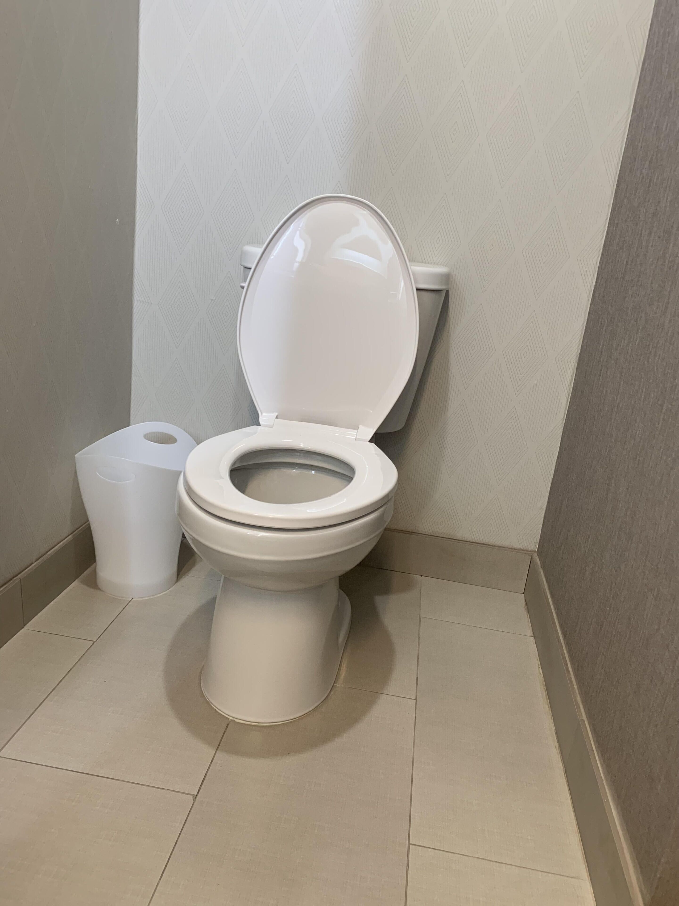 free toiletries, hair dryer, towels