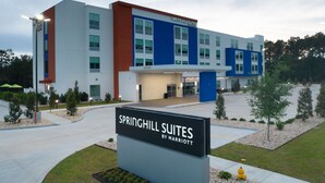 A modern hotel with a sign reading "SPRINGHILL SUITES BY MARRIOTT". - SpringHill Suites by Marriott Slidell (Slidell)