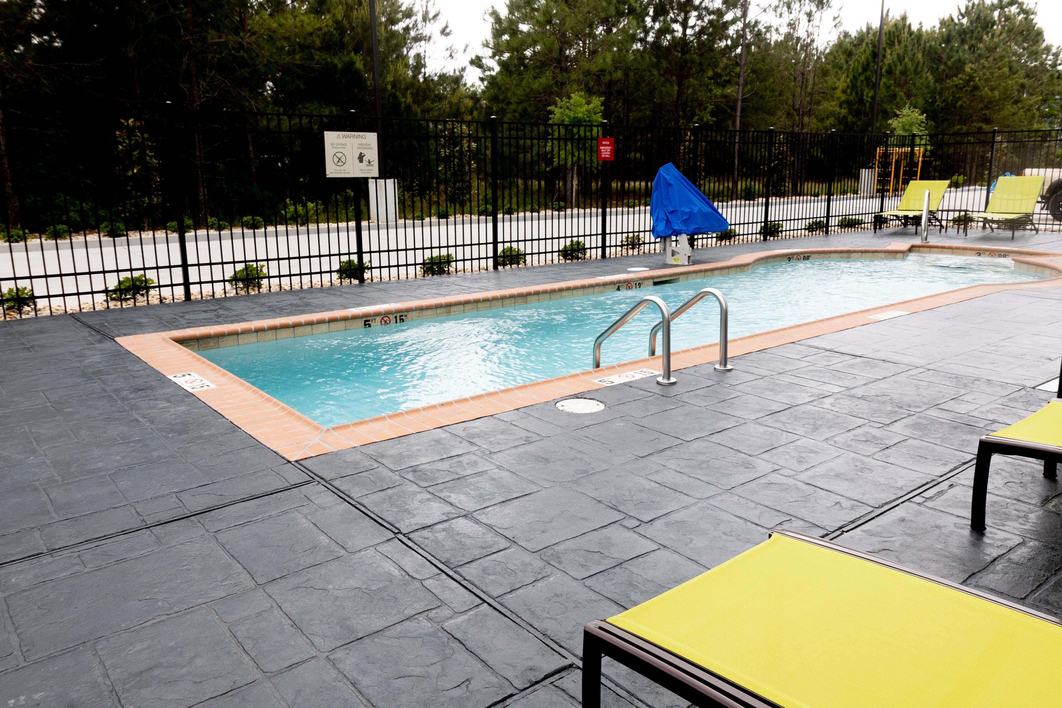 Seasonal outdoor pool