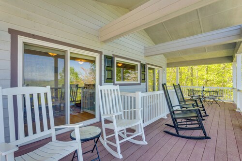 Lake-View Condo with Covered Deck in Hiawassee!