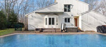 2-Acre Modern Estate in Southampton.  Beach, winery, farm, pool, and hot tub