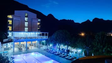 Udsigt fra overnatningsstedet